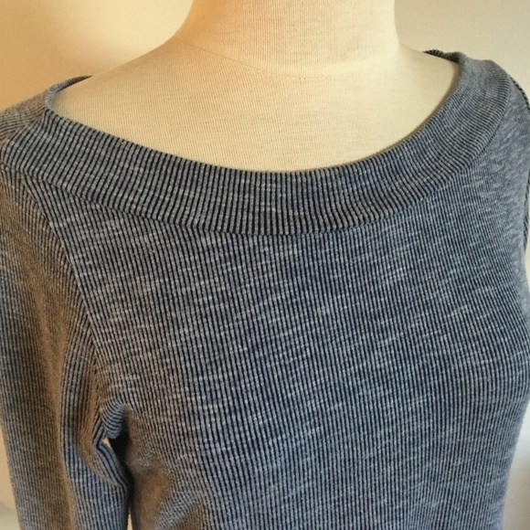 🖤 💙 Veronica M Long Sleeve Top – The Dress Code: Blue-ish Gray-ish Chic 💙 🖤 - Picture 2 of 8